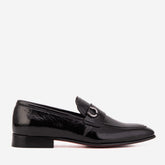 The Blackwell Black Patent Bit Loafer Shoe Universal Fit