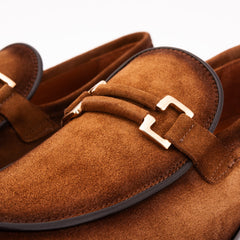 The Brooks Brown Suede Bit Loafer Shoe Fine Craftsmanship