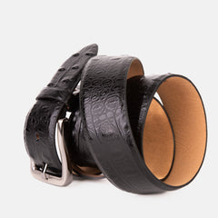 Randor Black Leather Belt For Sale
