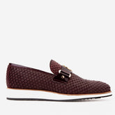 The Legacy Burgundy Leather Casual Loafer Shoe All New