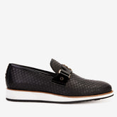 The Legacy Black Leather Casual Loafer Shoe All New