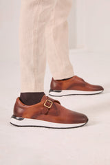 The Torino Tan Leather Sneaker Universal Fit