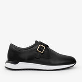 The Torino Black Leather Sneaker Fine Craftsmanship