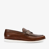The Sperry Tan Leather Tassel Loafer Shoe On Sale