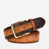 The Regent Brown Leather Belt Fine Craftsmanship