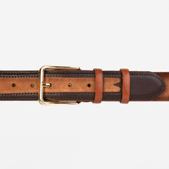 The Regent Brown Leather Belt Fine Craftsmanship
