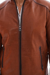 The Varden Tan Leather Jacket All New