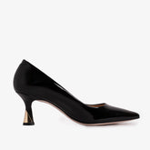 The Brunello Black Patent Leather Pump Shoe All New