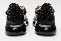The Venezia Black Leather Sneaker Universal Fit