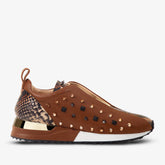 The Infanta Tan Spike Leather Sneaker Limited Edition On Sale