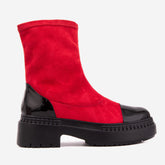 The Sorella Red Tip Suede Leather Women’s Boot Universal Fit