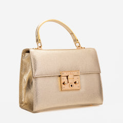 The Ege Gold Leather Handbag All New