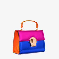The Duffryn Fuschia Leather Handbag Universal Fit