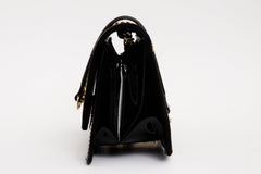 The Bolu Black Glitter Leather Handbag All New