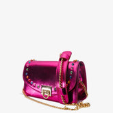 The Caris Fuchsia Leather Handbag Fine Craftsmanship