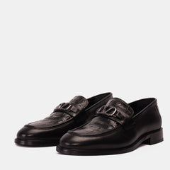 Amsterdam Black Bit Loafer Shoe On Sale