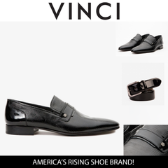 The Warsaw Shoe Black Leather Bit Loafer On Sale