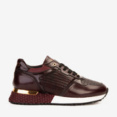 The Empire Burgundy Leather Sneaker Universal Fit