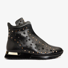 The Infanta High-Top Black Spike Leather Sneaker Limited Edition Exclusive Style