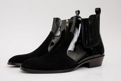 The Sorhag Black Suede Leather Dress Boot All New