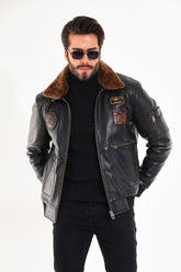 The Northway Vintage Black Lambskin Leather Jacket Fine Craftsmanship