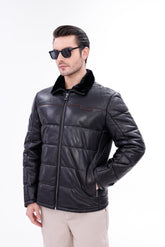 The Valtina Black Shearling Jacket On Sale