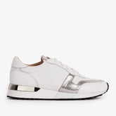 The Masal White Leather Sneaker For Sale