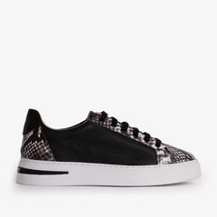 The Burano Black White Leather Sneaker Fine Craftsmanship