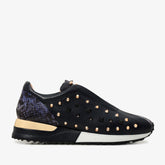 The Infanta Navy Spike Leather Sneaker Limited Edition Universal Fit