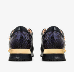 The Infanta Navy Spike Leather Sneaker Limited Edition Universal Fit