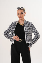 The Elvaris Reversible White Leather Jacket Universal Fit