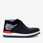 The Kagan Navy Blue Wingtip Chukka Sneaker Boot Universal Fit