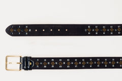 The Vicino Navy Leather Belt Exclusive Style