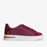 The Burano Purple Fuchsia Leather Sneaker On Sale