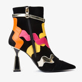 The Tario Black Suede Leather Ankle Boot Exclusive Style