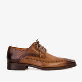The Moon Tan Leather Derby Shoe Fine Craftsmanship