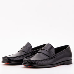 The Belmont Black Polished Leather Loafer Exclusive Style
