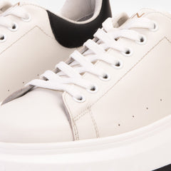 The Linq White Leather Sneaker On Sale