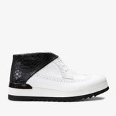 The Kagan White Wingtip Chukka Sneaker Boot All New
