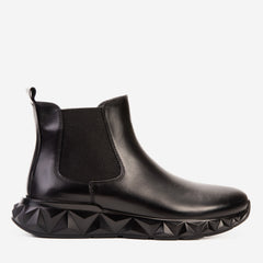 The Apex Black Leather Chelsea Boot All New