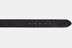 The Savamala Blue Leather Belt On Sale