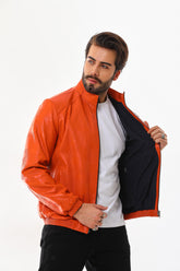The Como Reversible Leather Bomber Jacket Fine Craftsmanship