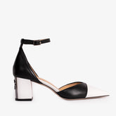 The Noella Black Leather Sandal All New