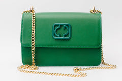 The Maneadero Green Leather Handbag All New