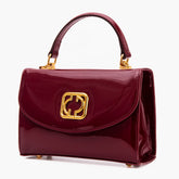 The Rosalinda Burgundy Leather Handbag Universal Fit