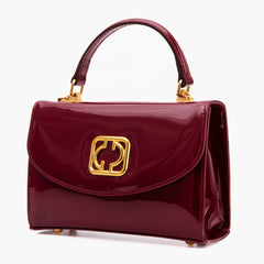 The Rosalinda Burgundy Leather Handbag Universal Fit