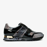 The Milano Snk Black White Leather Sneaker Universal Fit