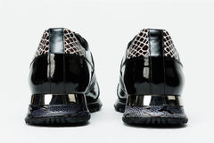 The Milano Snk Black White Leather Sneaker Universal Fit