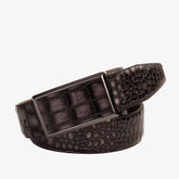 The Mississippi Gray Leather Belt Fine Craftsmanship