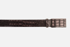 The Mississippi Gray Leather Belt Fine Craftsmanship